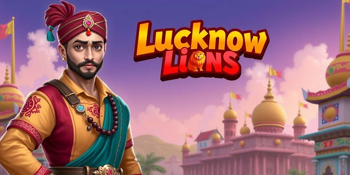 Lucknow Lions Game Cover Lucknow Lions game cover showing the main character in traditional Lucknow attire with lion symbol
